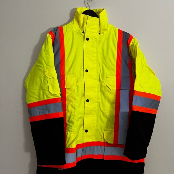 Forcefield Hi Vis Winter Safety Parka - Picture 2 of 4